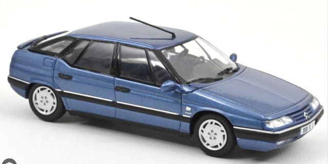Citroen XM 1995 Buckingham blau Norev 1:43