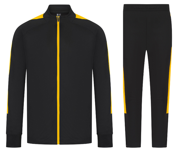 Custom Adult Tracksuit Black/Gold