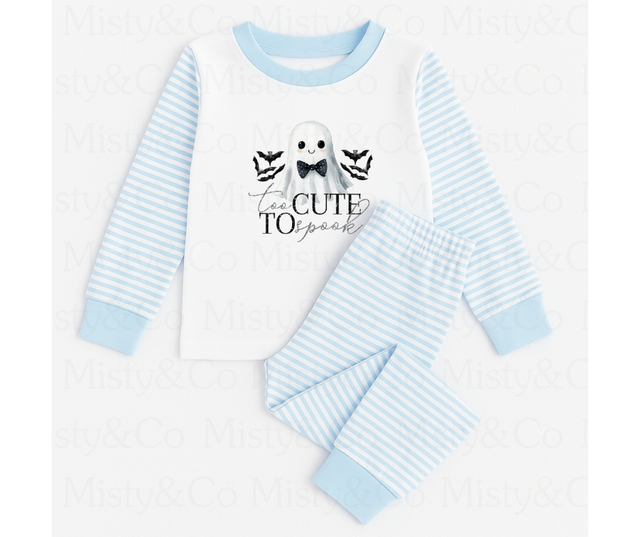 Halloween Pyjamas- Blue Striped
