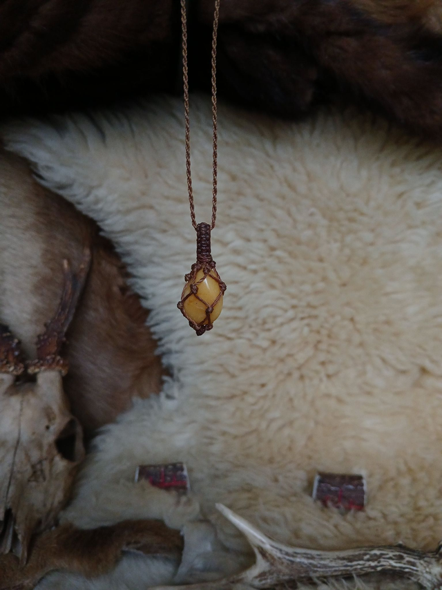 Filet solaire – Jaspe jaune