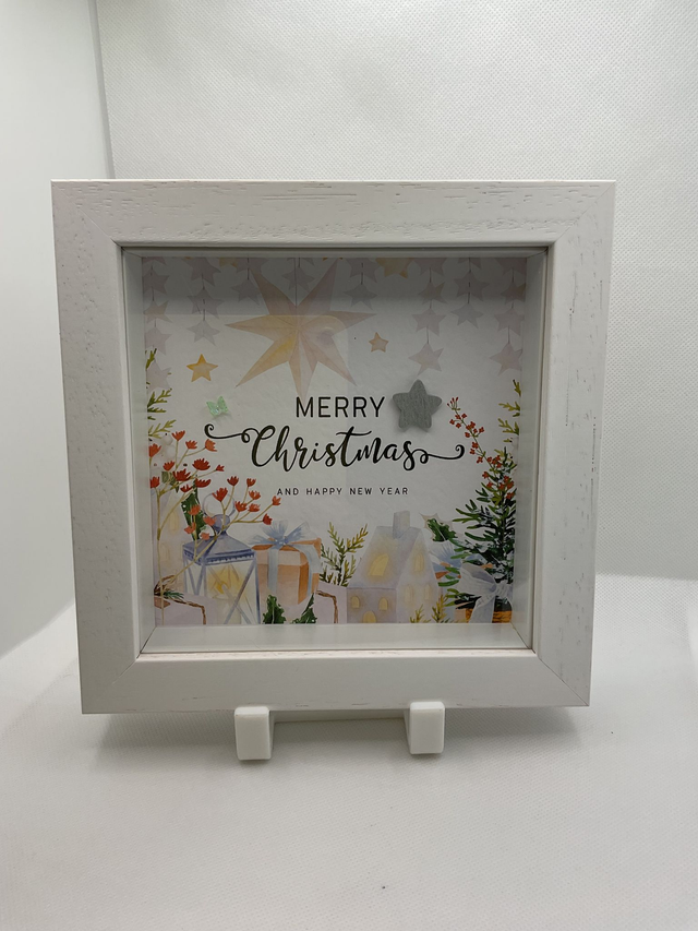 Christmas frame. Beautiful Christmas gift.