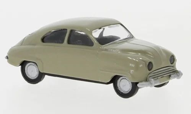 Saab 92 Brekina 1:87 grijs