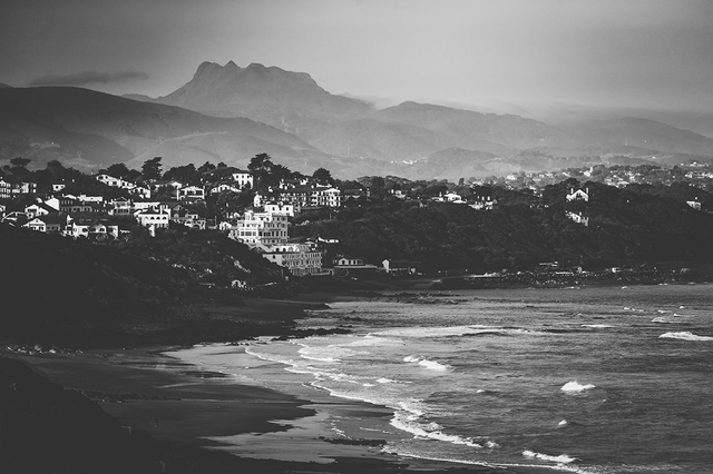 Guéthary - en noir &amp; blanc