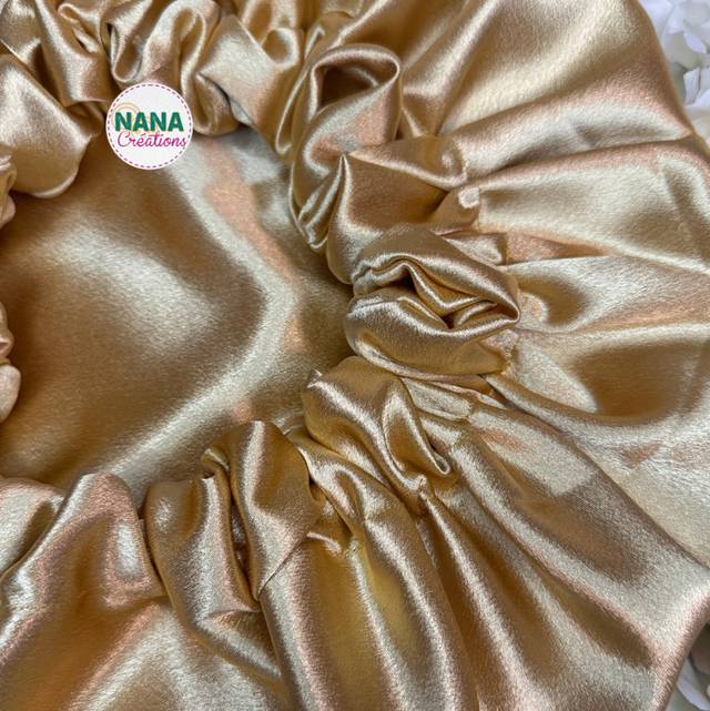 Bonnet Satin Réversible - Lumière – Fait main