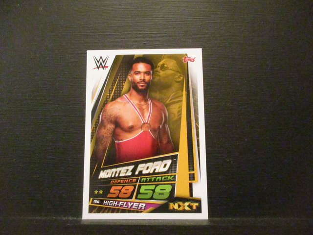 Montez Ford - NXT Slam Attax Universe Original Trading Card #126