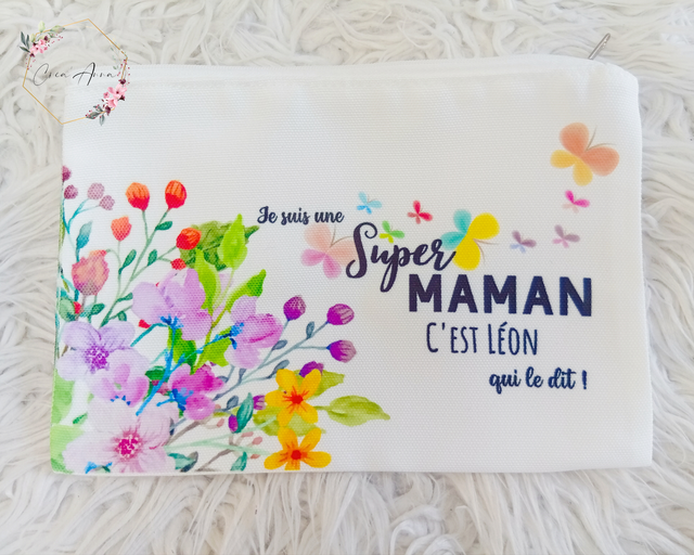 Pochette " JE SUIS UNE SUPER MAMAN"