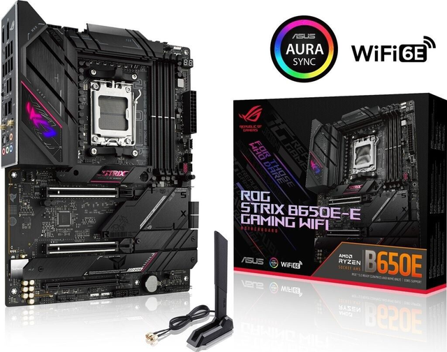 02.2.0037 – Scheda Madre ASUS ROG STRIX B650E‑E GAMING WIFI AM5 – ATX enthusiast con PCIe 5.0
