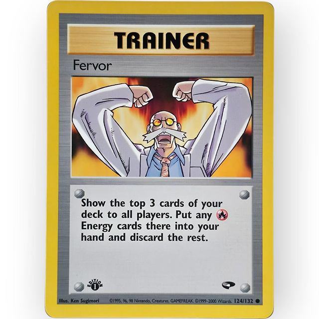 Fervor Trainer 1st Edition | Gym Challenge #124 | Englisch