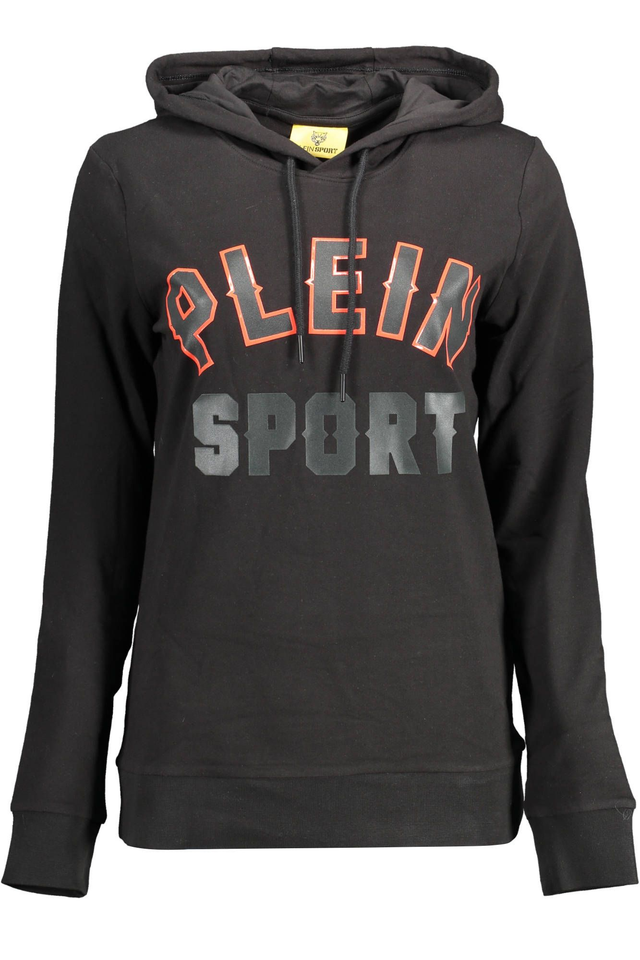 PLEIN SPORT FELPA SENZA ZIP DONNA NERO