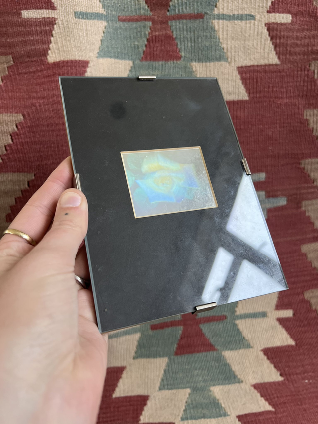 Hologram Rose Photo In Frame