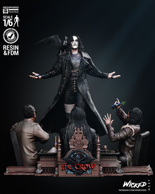 Diorama THE CROW Eric Draven série movie 
