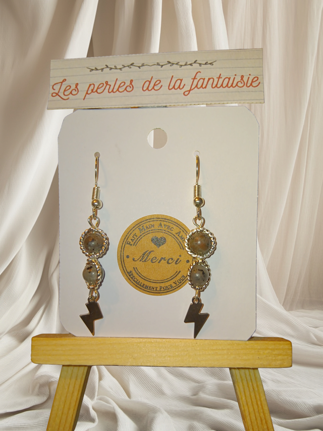 Boucles d’oreilles Éclair 