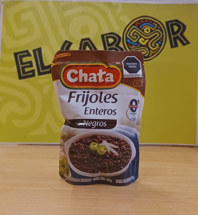 Bohnen schwarz ganz Frijoles negros enteros Chata 400 g