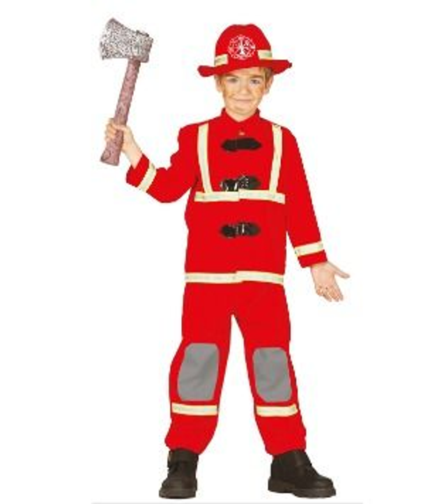 CARNEVALE , COSTUME  BAMBINO POMPIERE 