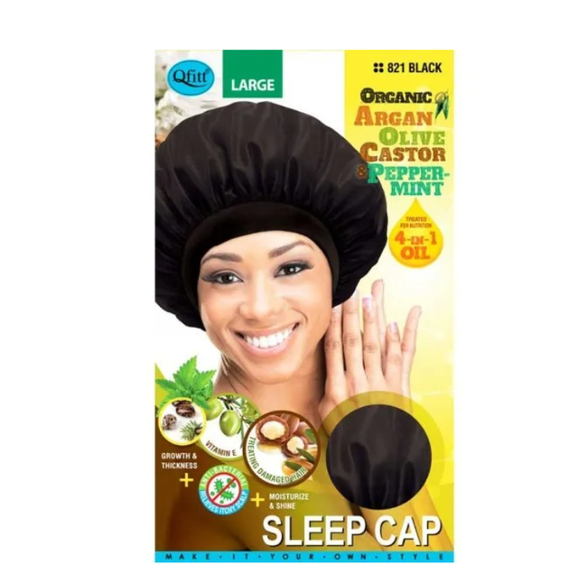 Qfitt: Ogn Sleep Cap Large - Black (821)