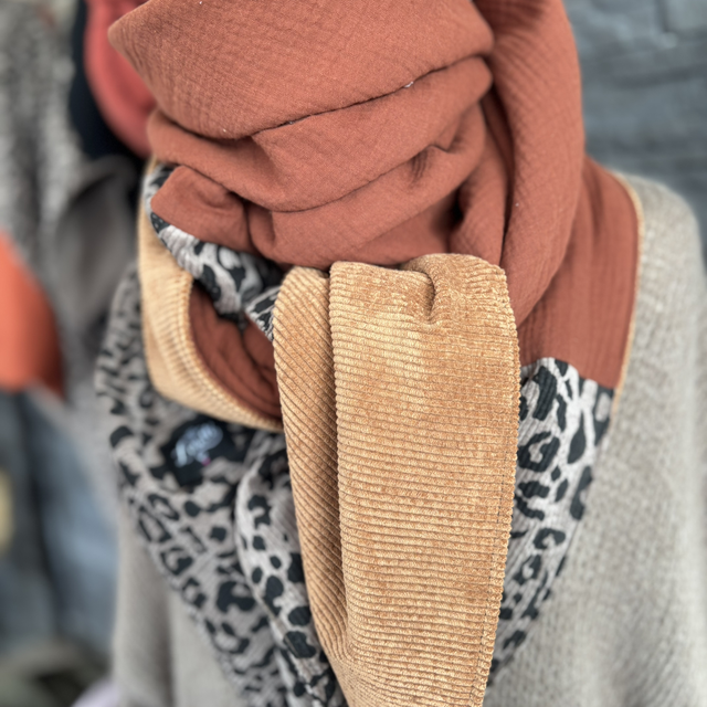 Écharpe Fauve Chocolat 