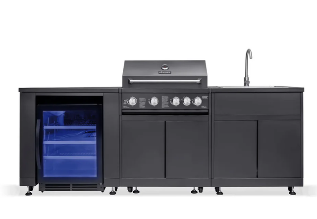 JUNGLE M1 Outdoorküche | 4+1 Brenner Gasgrill | Cool | Clean