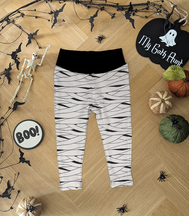 Mummy Print Childrens Leggings