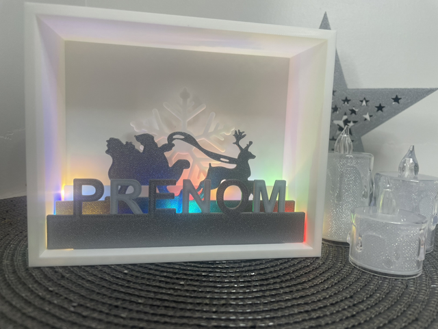 Décoration Noël lumineux personnalisé