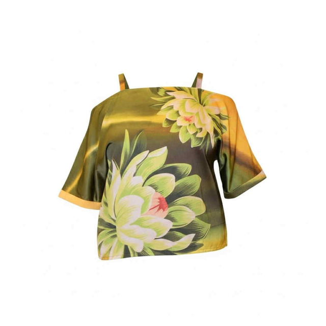 Top Noémie grande taille 42–50 : look tropical49 pour un style confortable