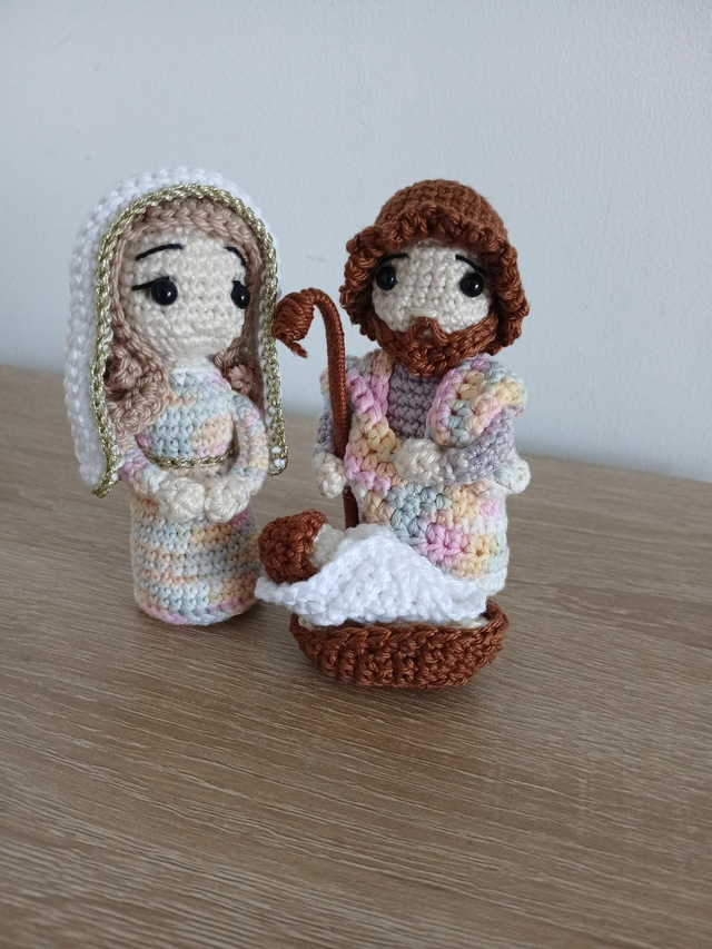 Mini Crèche de Noël au crochet