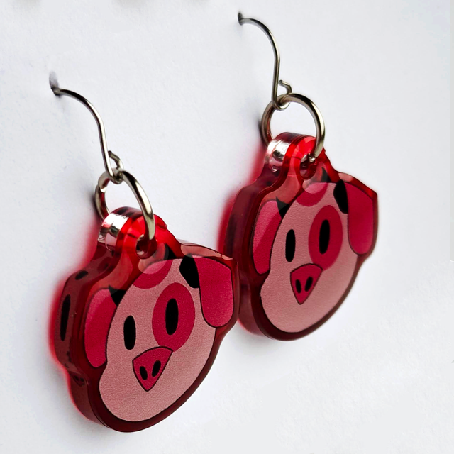 Hazbin Hotel Fat Nuggets Earrings