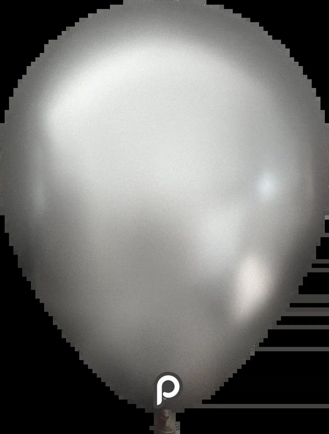 11" PRIMA GLAM SILVER LATEX