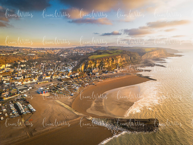 Hastings Old Town Sunrise Print