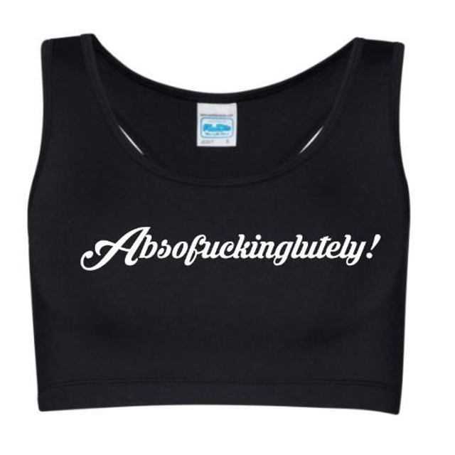 Absofuckinglutely Sports Crop top