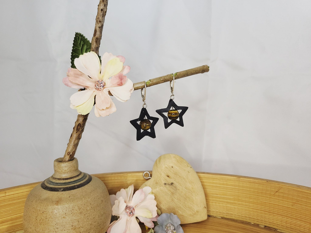 Boucles d'oreilles ORIGINE "Etoile" 