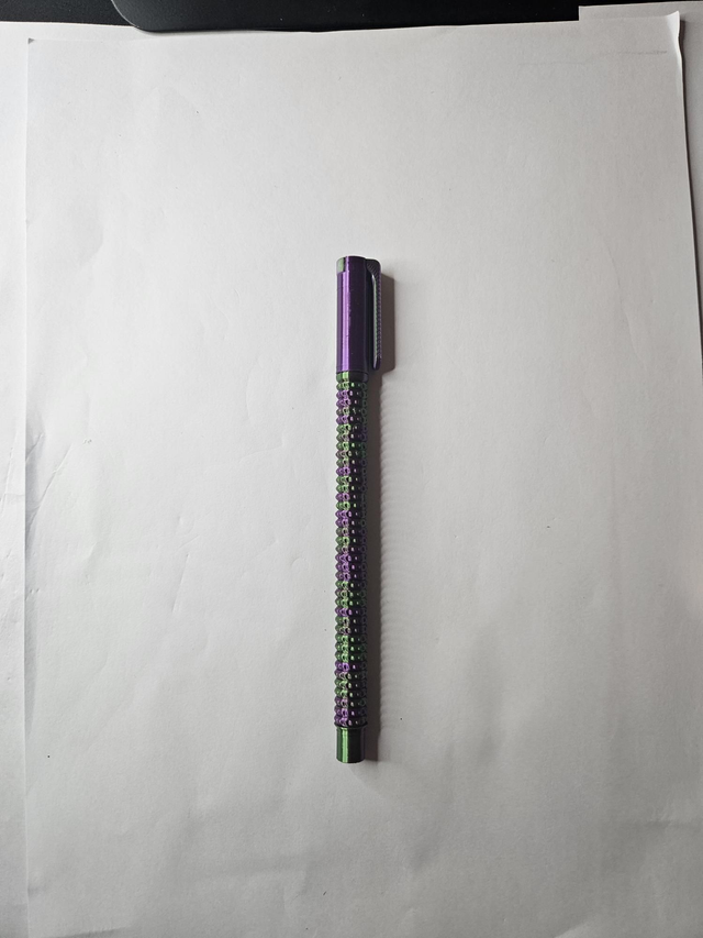 GS3DS Green and Purple Fidget Pen for ADHD, Autism and Anxiety - Stress Relief Toy/Pen