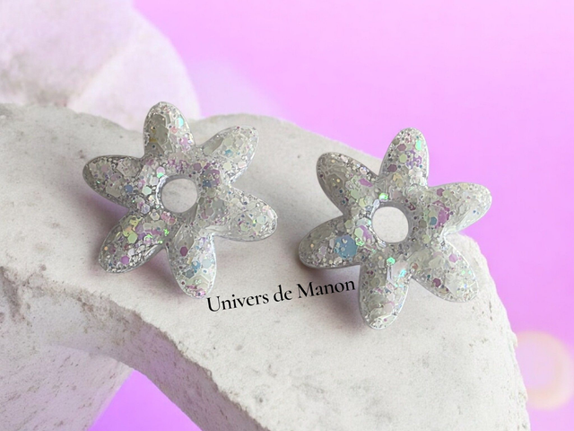 Pampilles Fleur  25 mm