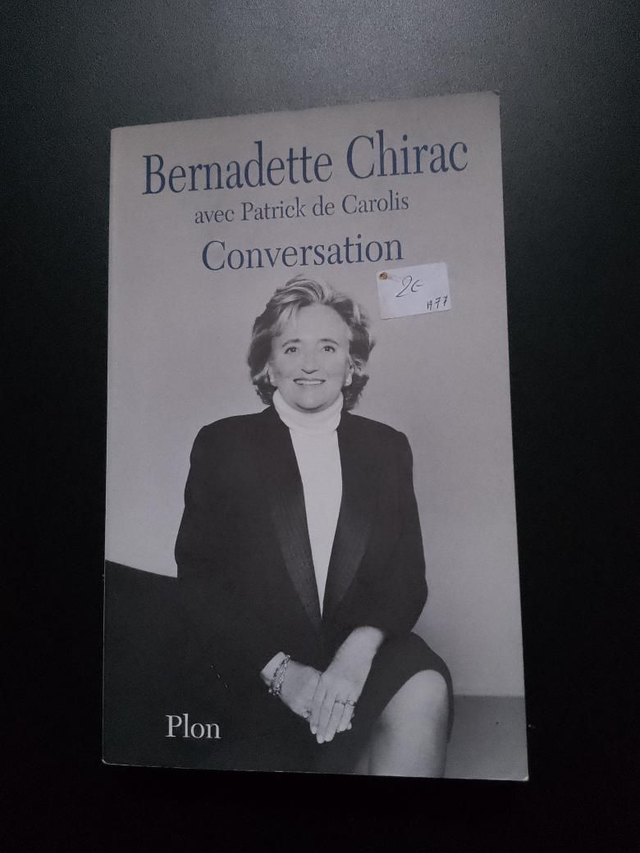 Bernadette Chirac, conversation avec Patrick de Carolis