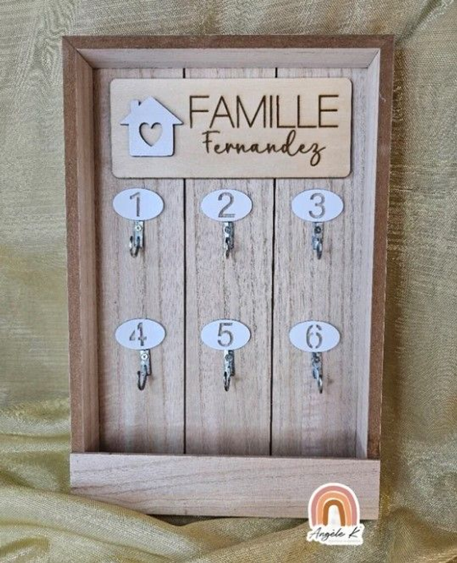 Boite à clés personnalisés avec gravure