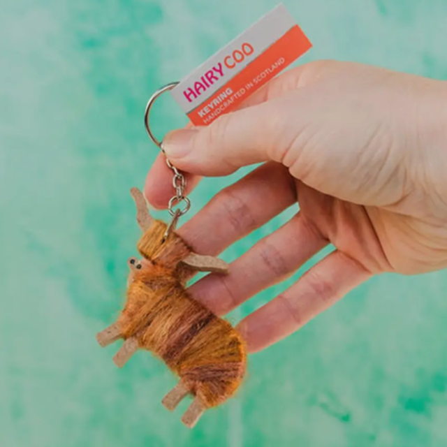Brown Keyring 