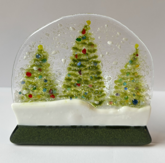 Christmas Snow Globe Tealight Holder - Various