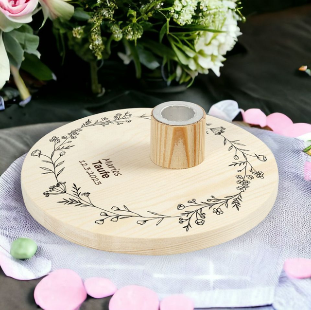 Kerzenteller Geburtstag, Hochzeit, Trauer, Taufe