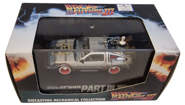 DMC Delorean time machine set