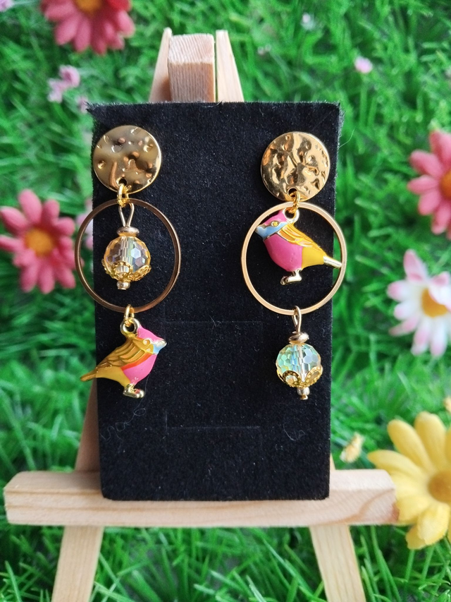 boucles d'oreilles oiseaux 