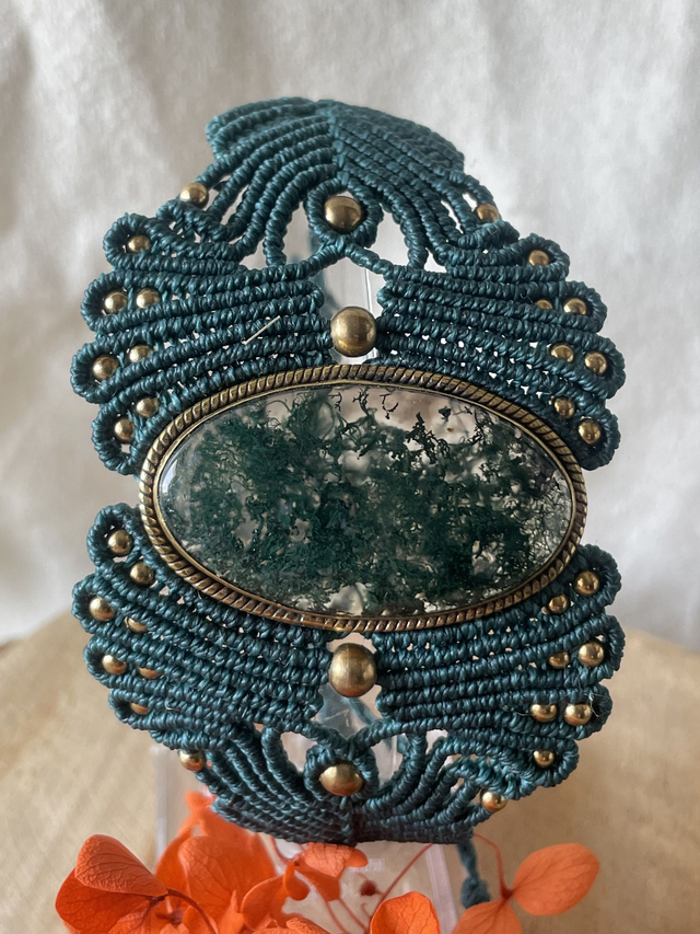 Bracelet " Eclat de mousse"