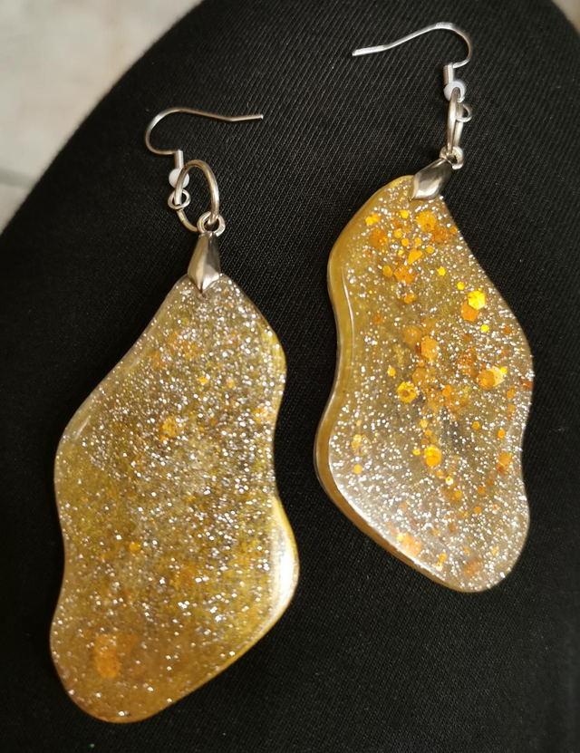 Boucles d&#039;oreilles caramel 