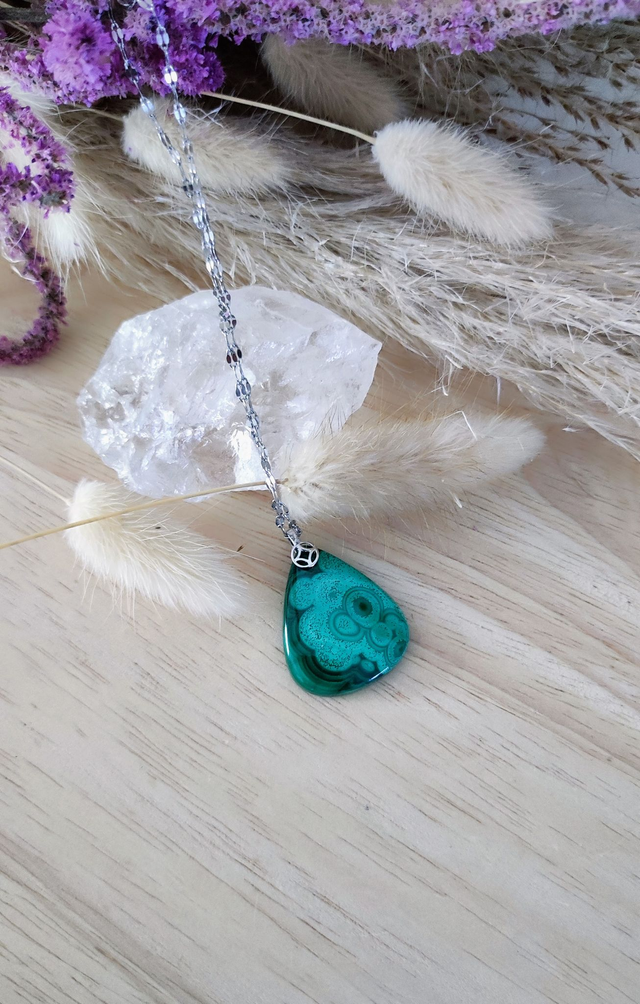 Pendentif Malachite