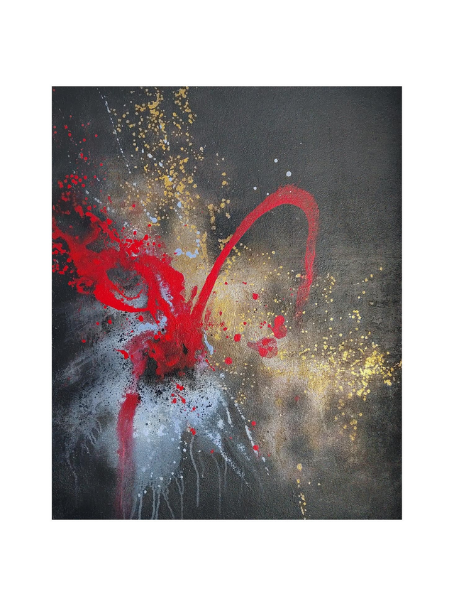 &quot;Red queen&quot; - 81 x 100 cm