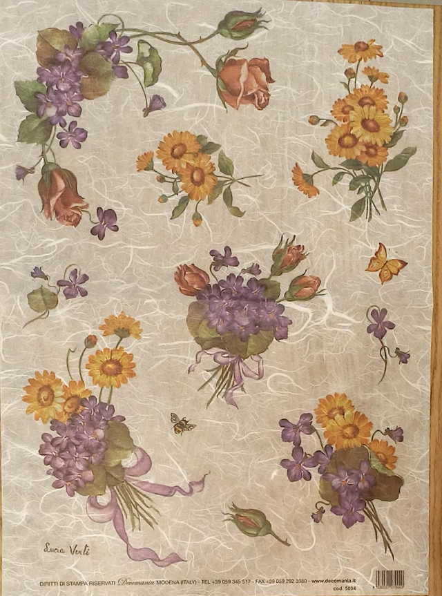 Carta di Riso Mazzolini Di Fiori