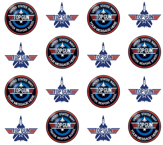 Top Gun Personalised Gift Wrap