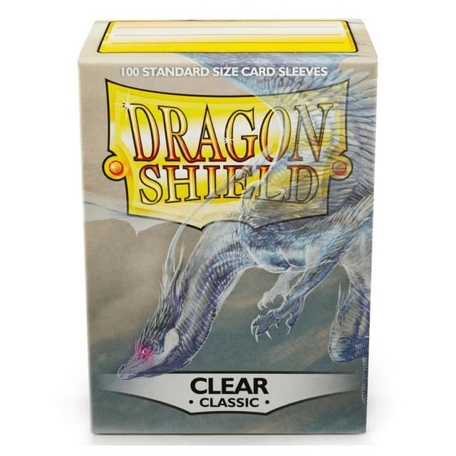 Dragon Shield 100 Standard Size Card Sleeves - Classic Clear