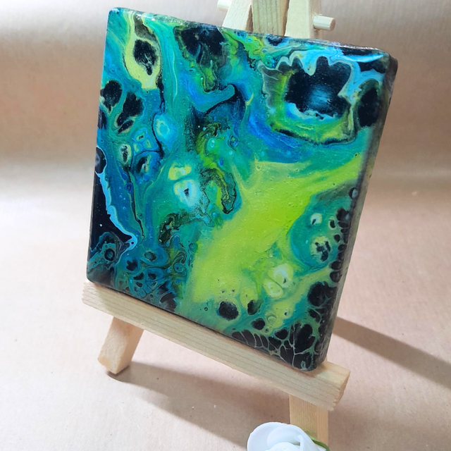 FUSION ELECTRIQUE - Peinture acrylique &amp; résine UV