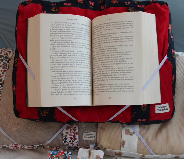 Coussin de lecture personnalisable 