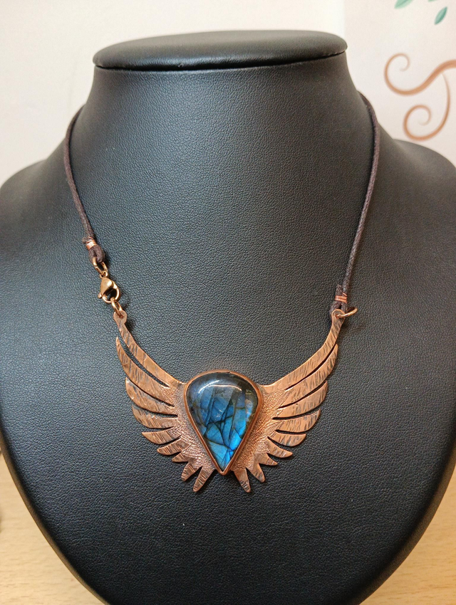 Pendentif dark Angel labradorite 2