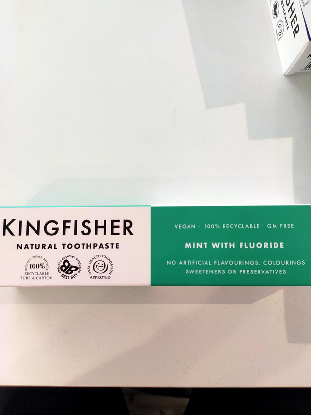 Mint with Fluoride Toothpaste 100ml (Kingfisher) 63655